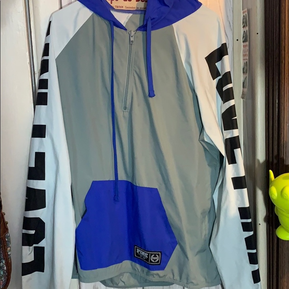 Love PINK Blue Anorak Windbreaker
